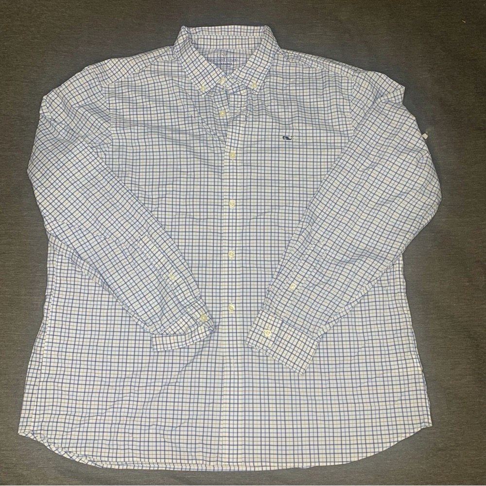 Vineyard Vines Performance Classic Fit Whale Shirt XL